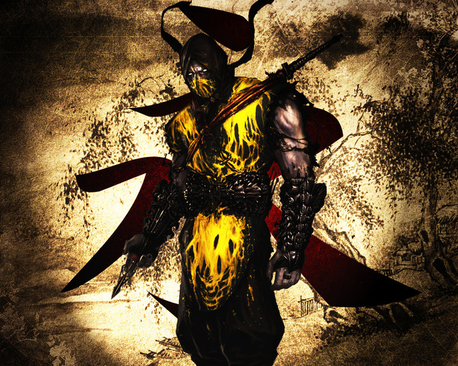 This screenshot I took from Scorpion's fatality is pretty serious wallpaper  material, I removed the IGN logo that was in the bottom right corner  especially for that. : r/MortalKombat